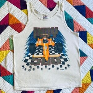 Vintage 80s Indy 500 Single‎ Stitch Tank Top